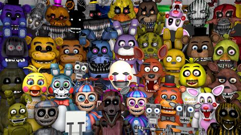 All Fnaf Characters And Names