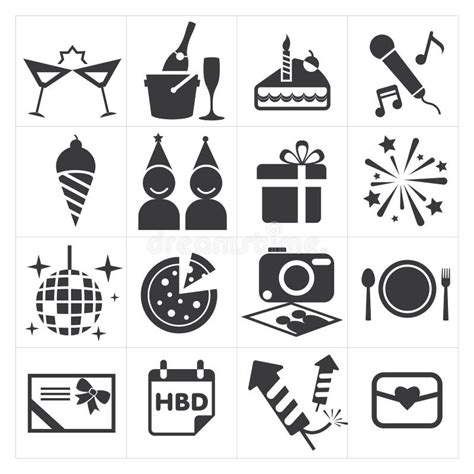 Icon Party Celebrate Stock Vector Illustration Of Cake 41578133