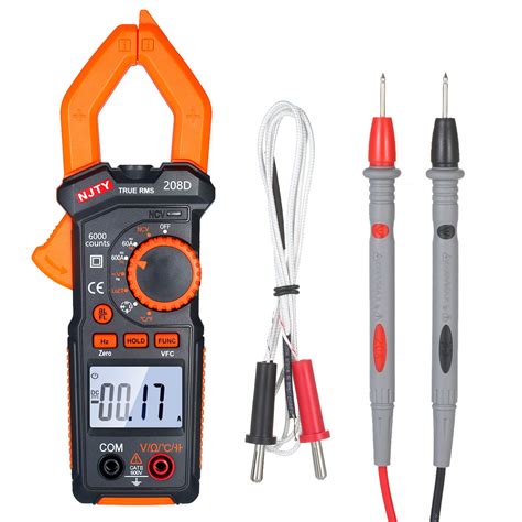 Buy 600a Acdc Digital Clamp Meter With Temperature Auto Ranging