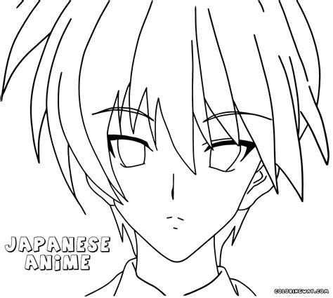 Japanese Anime Coloring Pages Coloring Pages To Download