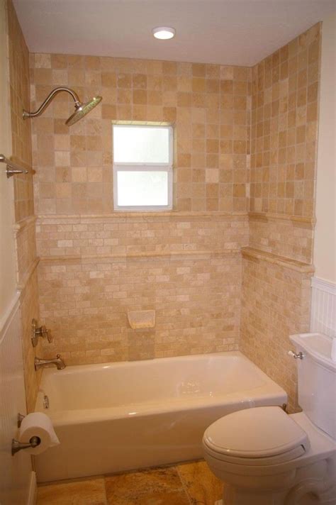Bathtubs surrounds cover the wall areas adjoining a bathtub or tub/shower; Pin by Lisa B on bathroom ideas | Small bathroom tiles ...