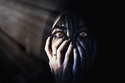 Hd Wallpaper Creepy Dark Evil Horror Macabre Scary One Person