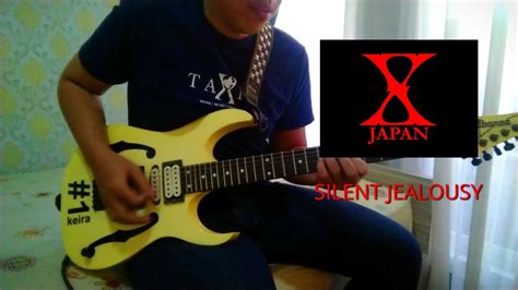 X Japan Silent Jealousy Guitar Cover Hide Part Zoom G5n Youtube