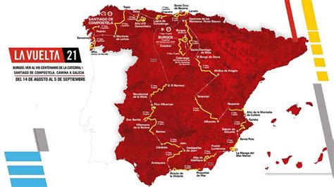 Así Serán Las 21 Etapas De La Vuelta A España 2021 Recorrido Y Perfiles Sports Addict