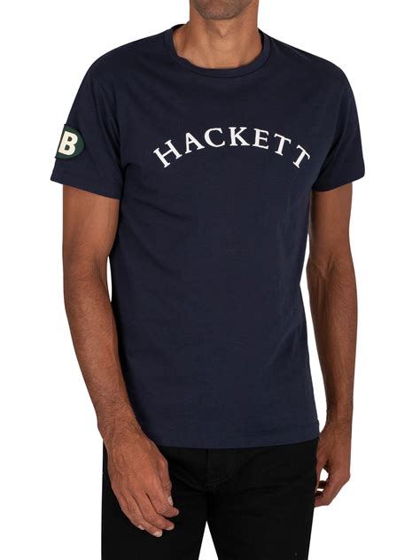 Easy, quick returns and secure payment! Hackett London GBK Graphic T-Shirt - Navy | Standout