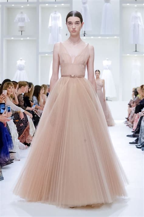 SLFfashion Neutral Tan A Line Dresses At Christian Dior Fall In