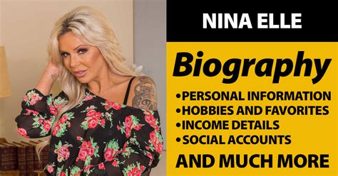 Nina Elle Adult Star Bio Pics Wiki DOB Social Accounts More