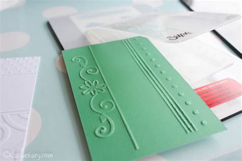 There are two types of embossing in card making. card making craft ideas including Sizzix embossing kit ...