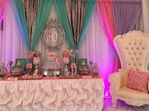 Baby shower table decorations diaper cakes baby shower cookies baby shower cake toppers baby shower balloons baby shower banners baby shower signs baby shower favors. Teal And Pink Modern Chic Baby Shower - Baby Shower Ideas ...
