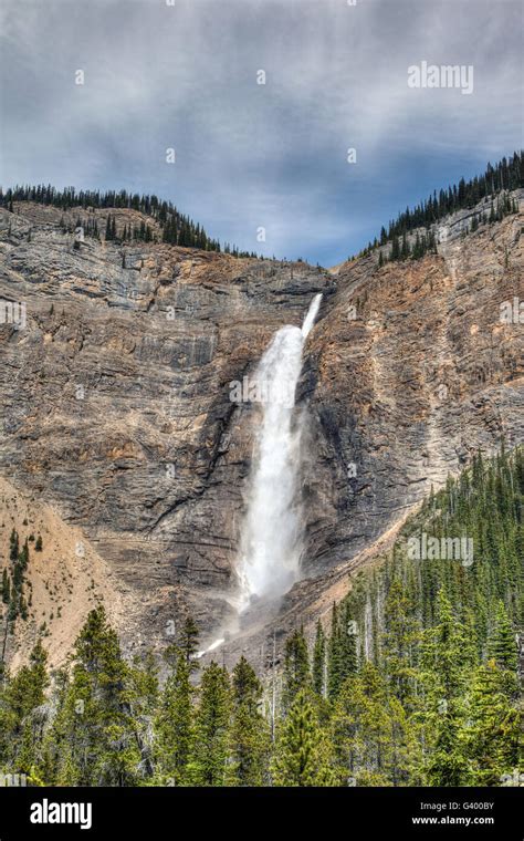 Majestic Takakkaw Falls In Yoho National Park British Columbia Is One