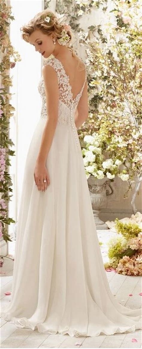 Elegant Lace V Back Wedding Dress Pictures Photos And