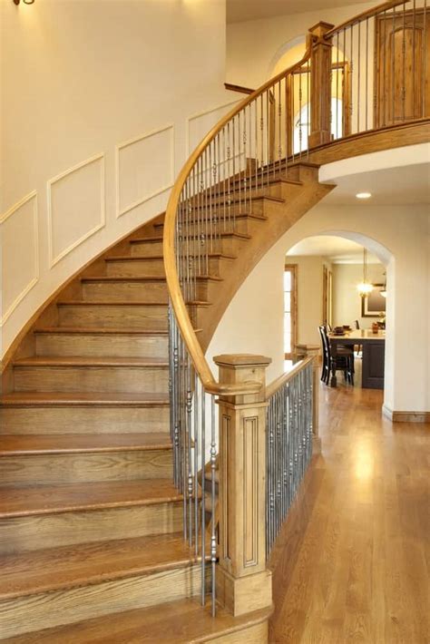 40 Curved Staircase Ideas Photos