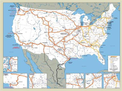 Rail Network Maps Bnsf