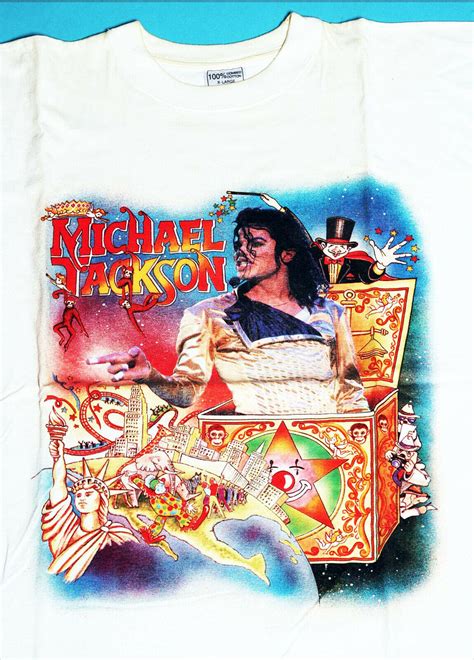 Vintage Michael Jackson T Shirt Size X Wide Ebay