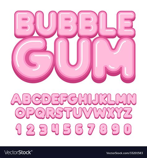 Free Bubble Letter Font Commercial Use Printable Form Templates And