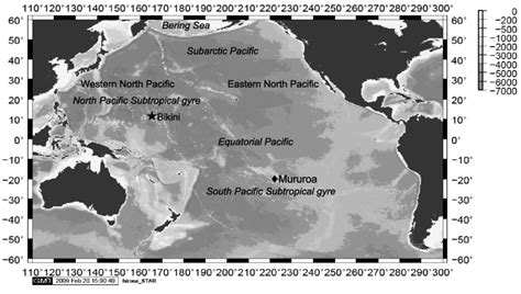 Large Map Of Pacific Ocean