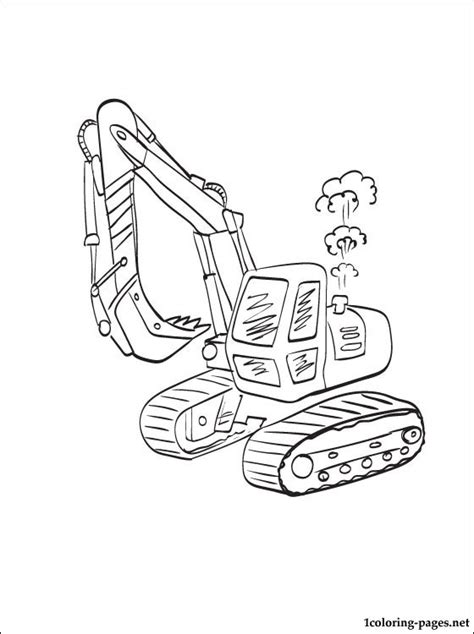 Mechanical shovel truck or excavator is a vehicle consisting of a bucket and cab, a boomstick and a. Coloring page excavator | Coloring pages