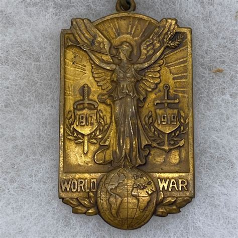 Ww1 Us Paterson New Jersey Victory Medal Fitzkee Militaria Collectibles