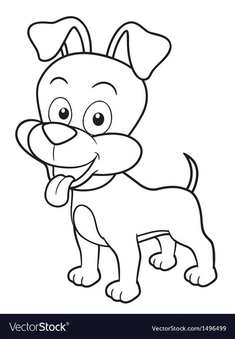 Outline Of A Dog Neo Coloring