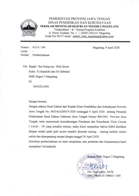 Contoh Surat Pemberitahuan Malaysia Kaisrgrimes