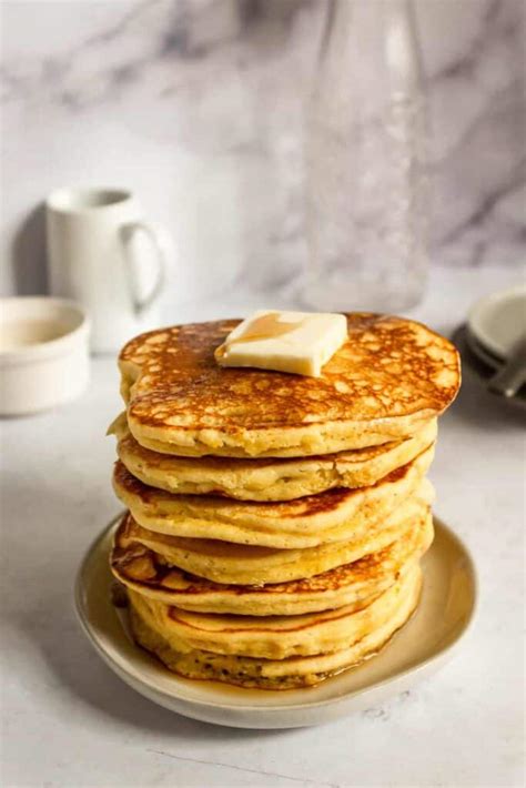 Cornmeal Pancakes Extra Light And Fluffy Bake And Bacon