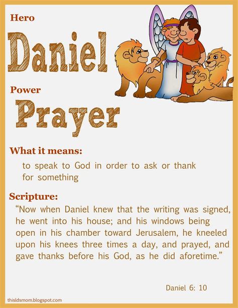 Scripture Heroes Daniel In The Lions Den Bible Lessons For Kids
