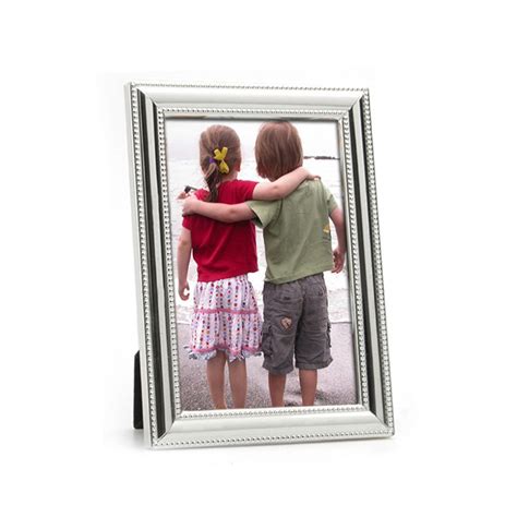 Whitehill Studio Silver Plated Photo Frame Beaded 4x6