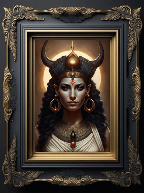 Hathor Egyptian Goddess Of Love Music And Joy Beautiful Etsy