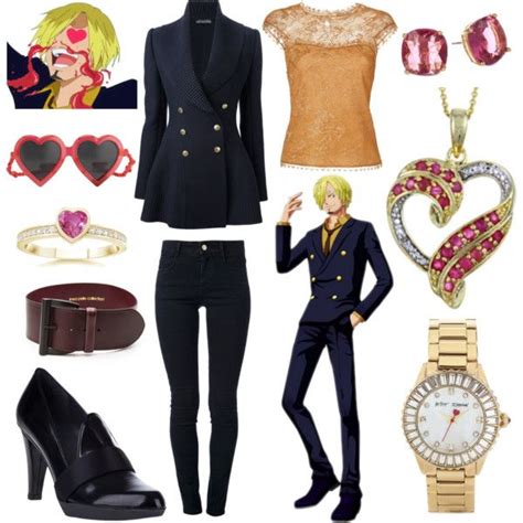 Sanji Chic Black Outfits Anime Inspired Outfits Casual Cosplay