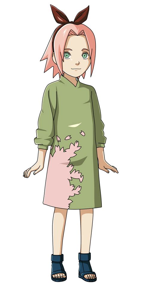 Imagem Sakura Haruno Criança Renderpng Wiki Naruto Fandom
