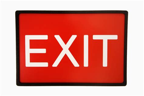 No Exit Sign Clipart Clipart Suggest