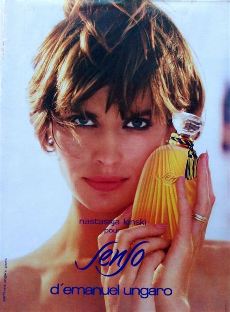 Ungaro 1987 Parfum Senso Avec Nastassja Kinski Fragrance Ad