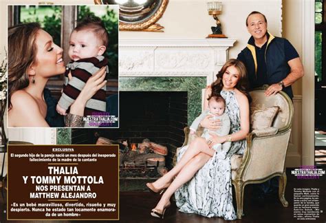 Thalia Presenta A Su Segundo Bebé Matthew Alejandro En La Revista Hola