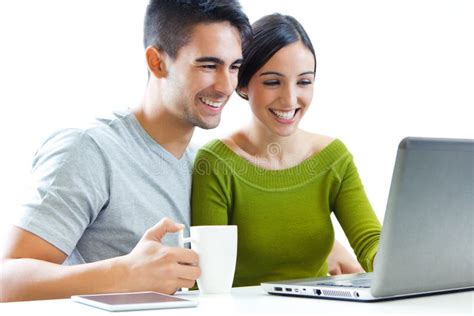couple browsing internet stock image image of casual 10023229