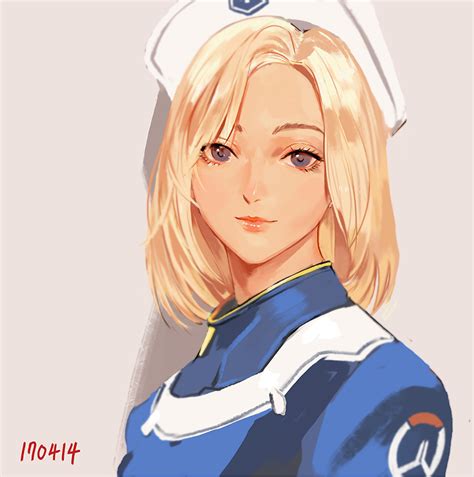 Mercy And Combat Medic Ziegler Overwatch And 1 More Drawn By