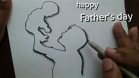 Making father's day cards is an easy but sincere way to send your father's day greetings. How to draw father's day drawing and beginners / very easy ...