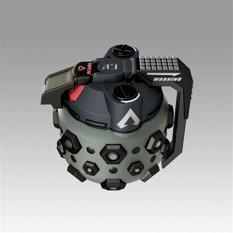 Apex Legends Octane Frag Grenade 3d Turbosquid 1752889