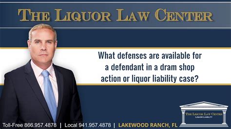 What Defenses Are Available For A Defendant In A Dram Shop Action Or Liquor Liability Case
