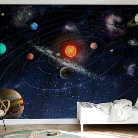 Solar System Mural Evershine Wall