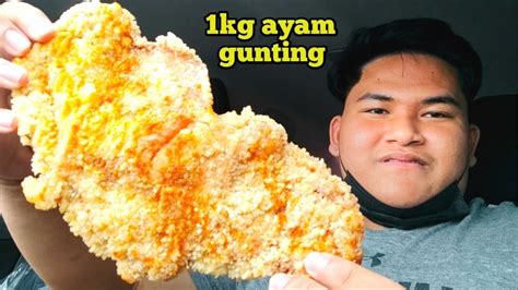 Makan Ayam Besar 1kg Eating Show Youtube