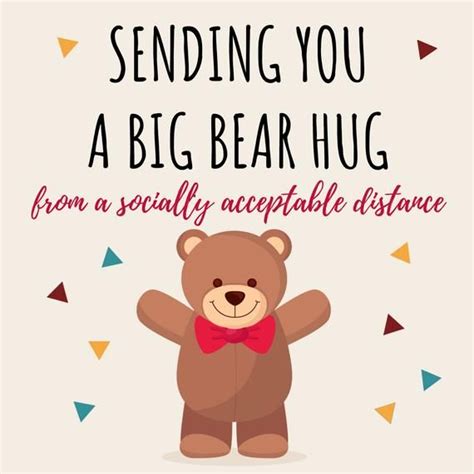 Big Hug Card Send A Hug Funny Lockdown Card Social Etsy In 2021 Hug