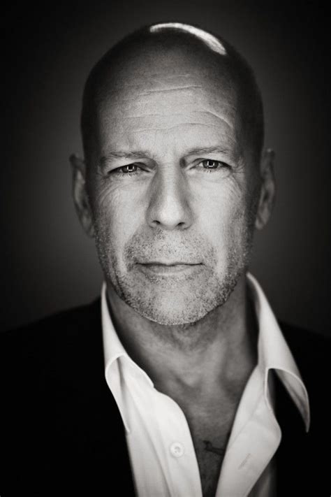 Michael Muller Photographe Bruce Willis Foto Portrait Male Portrait