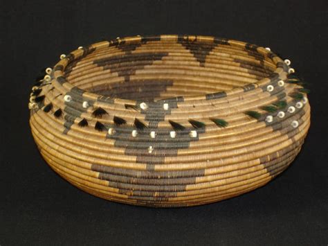 Pomo Native American Indian Baskets Basketry Gene Quintana Fine Art