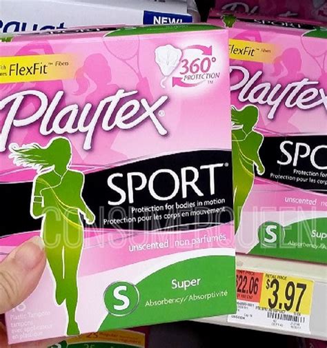 I've broken this list down into three categories to help you get the best deals payment: Playtex Sport Tampons FREE After Cash Back at Walmart & Target