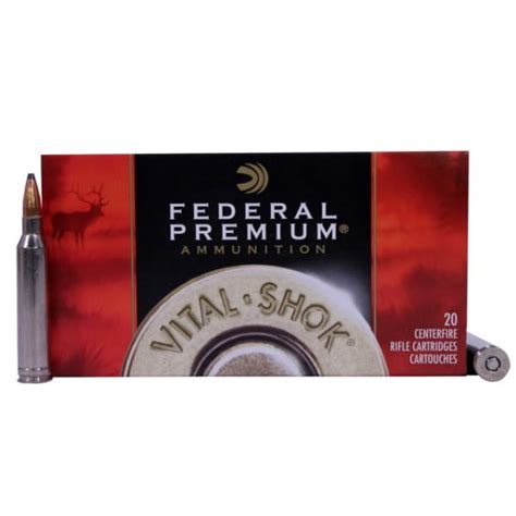 Federal Premium Vital Shok 7mm Remington Magnum 165 Grain Sierra