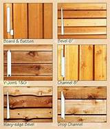 Photos of Vertical Wood Siding Types