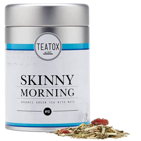 Buy Teatox Skinny Morning Organic Green Tea With Mate 60g Myvitamins Uk