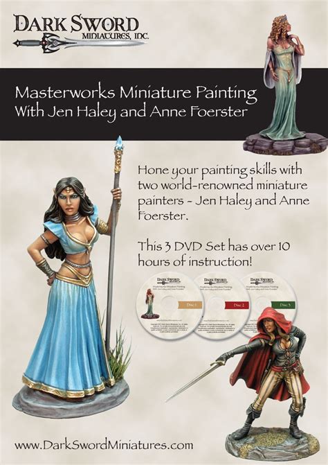Dvd Masterworks Miniature Painting With Jen Haley And Anne Foerster