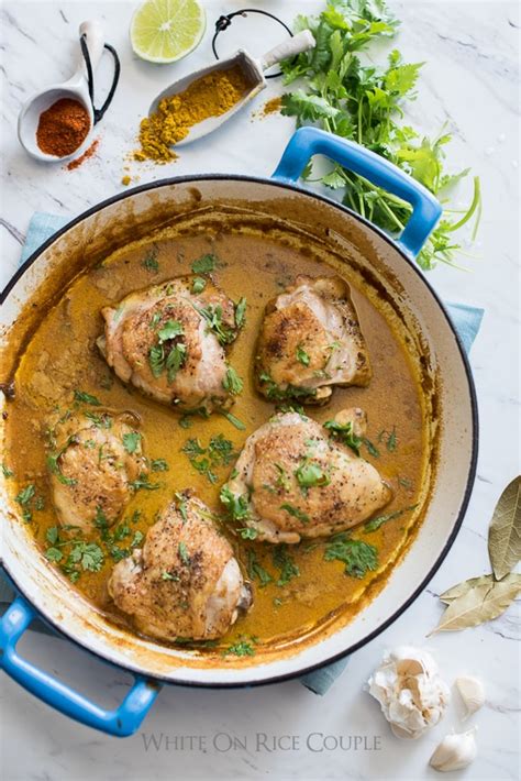 Set your slow cooker to low, add the coconut milk and chicken broth, and whisk until smooth. Curry Coconut Milk Chicken Thighs Recipe | Curry Chicken ...