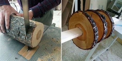 Now this is what we call a bright idea! How to Make a Gorgeous Floor Lamp Out of a Wooden Log